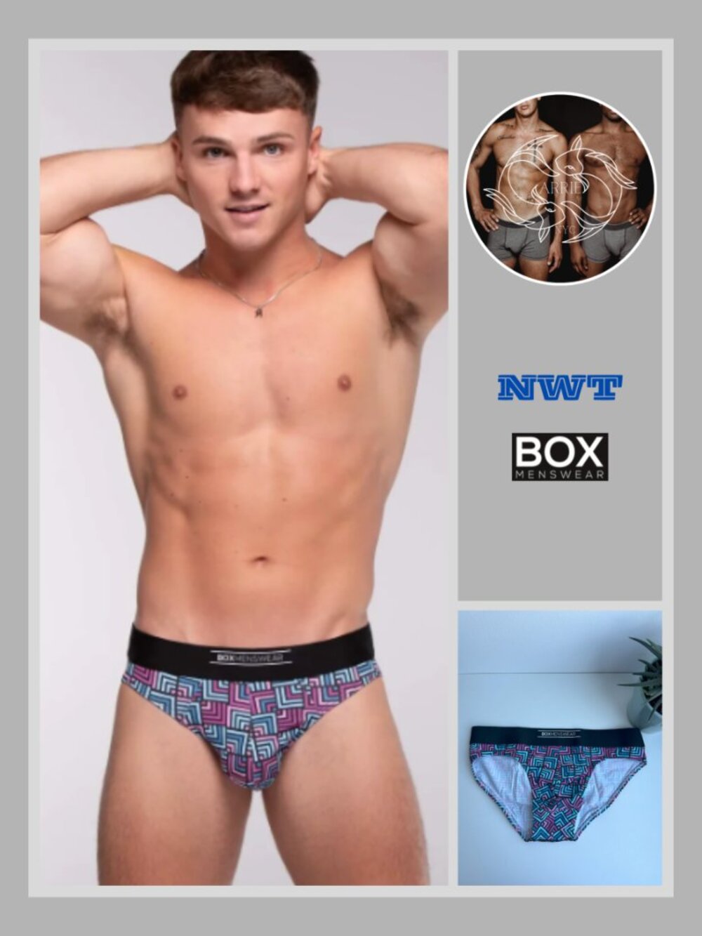 Box Menswear - Feature Fit Briefs 3.0 - Techno Boy (M)